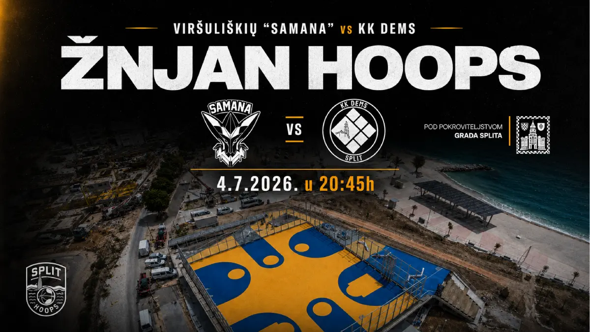 Međunarodni košarkaški spektakl na Žnjanu: KK Dems protiv LITAVSKE EKIPE Viršuliškių “Samana”